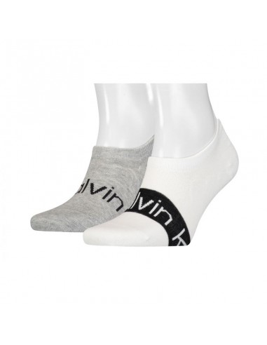 Calvin Klein Ανδρικές Κάλτσες Grey / White 2Pack 701218713-001