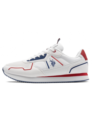 U.S. Polo Assn. NOBIL004M-2HT1 Ανδρικά Sneakers Λευκά