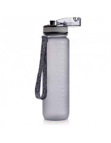 Meteor Sport Water Bottle 74579-74580 Πλαστικό Παγούρι με Φίλτρο 1000ml Γκρι