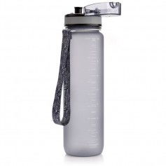 Meteor Sport Water Bottle 74579-74580 Πλαστικό Παγούρι με Φίλτρο 1000ml Γκρι