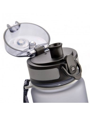 Meteor Sport Water Bottle 74579-74580 Πλαστικό Παγούρι με Φίλτρο 1000ml Γκρι