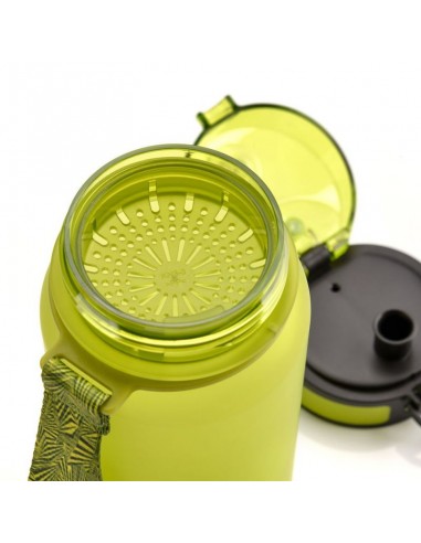 Meteor Sport Water Bottle 74579-74580 Πλαστικό Παγούρι με Φίλτρο 1000ml Γκρι