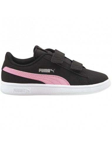 Puma Παιδικά Sneakers Smash V2 Buck με Σκρατς για Κορίτσι Μαύρα 365183-40