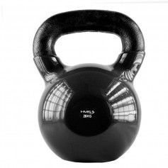 HMS KNV28 Kettlebell Βινυλίου 28kg Μαύρο