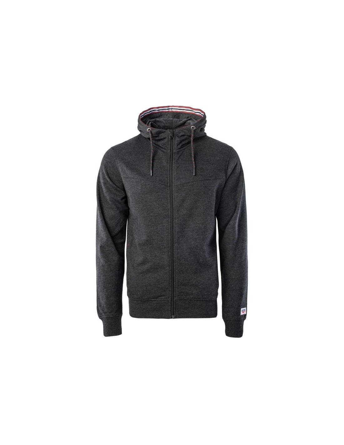 Hi-Tec Sabarin Ανδρική Φούτερ Ζακέτα με Κουκούλα Γκρι 9