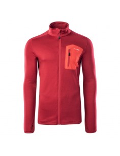 Elbrus Emino Polartec Ανδρική Ζακέτα Fleece με Φερμουάρ Κόκκινη 92800353906