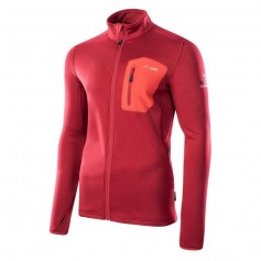 Elbrus Emino Polartec Ανδρική Ζακέτα Fleece με Φερμουάρ Κόκκινη 92800353906