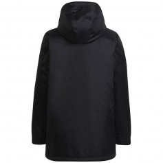 Adidas Παιδικό Αθλητικό Μπουφάν Κοντό με Κουκούλα Μαύρο Entrada 22 Stadium Y H57569