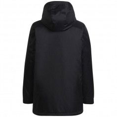 Adidas Παιδικό Αθλητικό Μπουφάν Κοντό με Κουκούλα Μαύρο Entrada 22 Stadium Y H57569