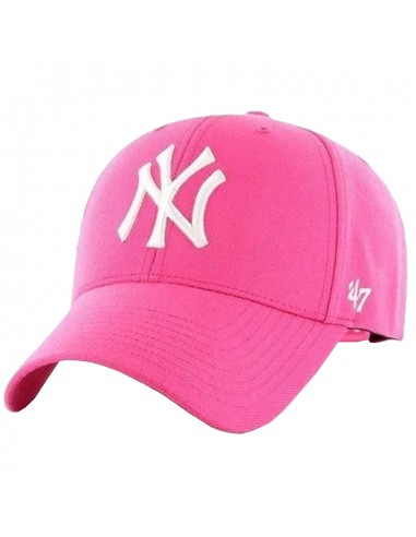 47 Brand Παιδικό Καπέλο Jockey Υφασμάτινο Yankees Ροζ B-RAC17CTP-RSA