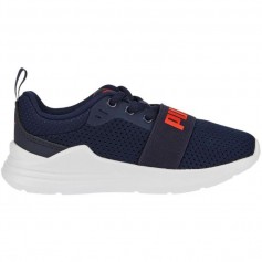 Puma Αθλητικά Παιδικά Παπούτσια Running Wired Run Navy Μπλε 374216-21