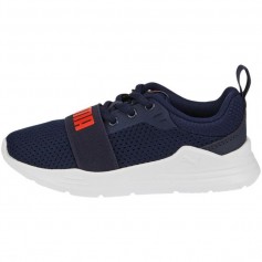Puma Αθλητικά Παιδικά Παπούτσια Running Wired Run Navy Μπλε 374216-21