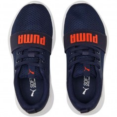 Puma Αθλητικά Παιδικά Παπούτσια Running Wired Run Navy Μπλε 374216-21