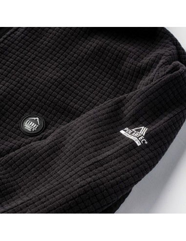 Elbrus Polartec Bessan Ανδρική Ζακέτα με Φερμουάρ και Κουκούλα Μαύρη 92800396415