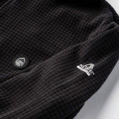 Elbrus Polartec Bessan Ανδρική Ζακέτα με Φερμουάρ και Κουκούλα Μαύρη 92800396415