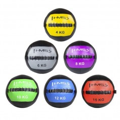 HMS WLB Μπάλα Wall 15kg σε Κόκκινο Χρώμα