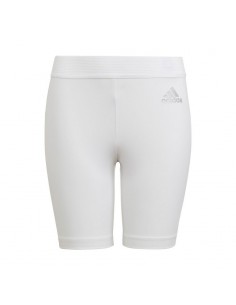 Adidas Παιδικό Κολάν Αθλητικό Κοντό Λευκό H23163