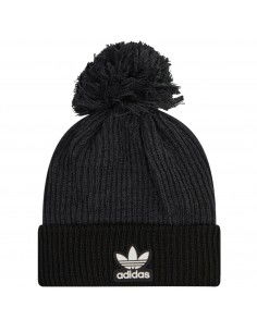 Adidas Adicolor Collegiate Pom Pom Beanie Unisex Σκούφος Πλεκτός σε Μαύρο χρώμα H35510