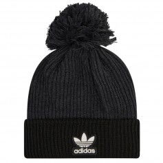 Adidas Adicolor Collegiate Pom Pom Beanie Unisex Σκούφος Πλεκτός σε Μαύρο χρώμα H35510