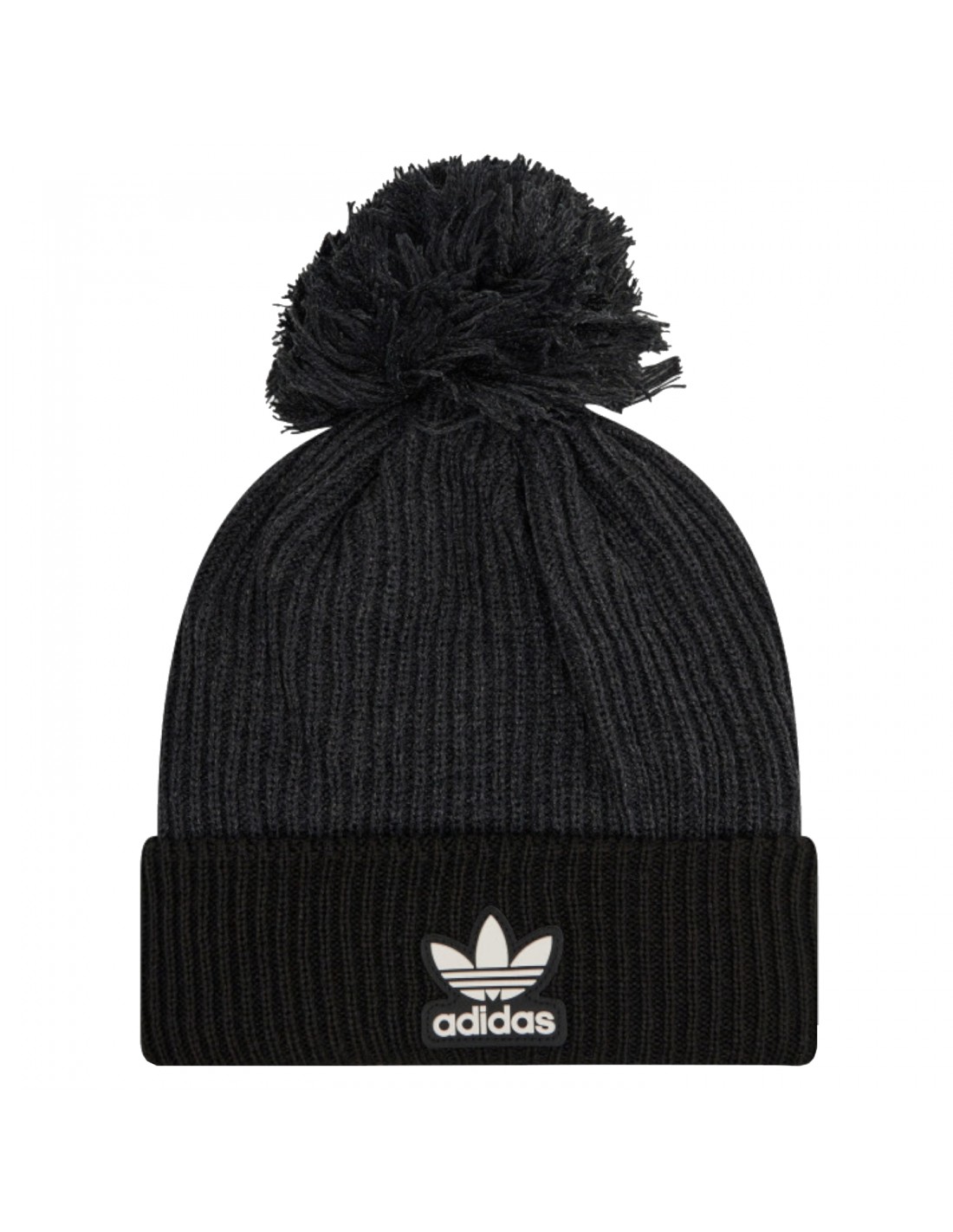 Adidas Adicolor Collegiate Pom Pom Beanie Unisex Σκούφος Πλεκτός σε Μαύρο χρώμα H35510