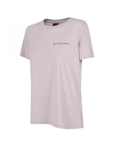 4F Γυναικείο T-shirt Μωβ με Στάμπα H4Z22-TSD025-52S