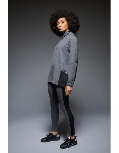 Deha Bicolor Long Sweatshirt B7475043802 Γκρί