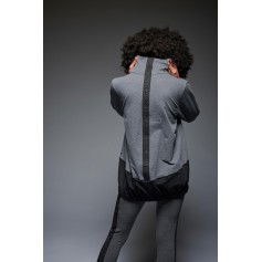 Deha Bicolor Long Sweatshirt B7475043802 Γκρί