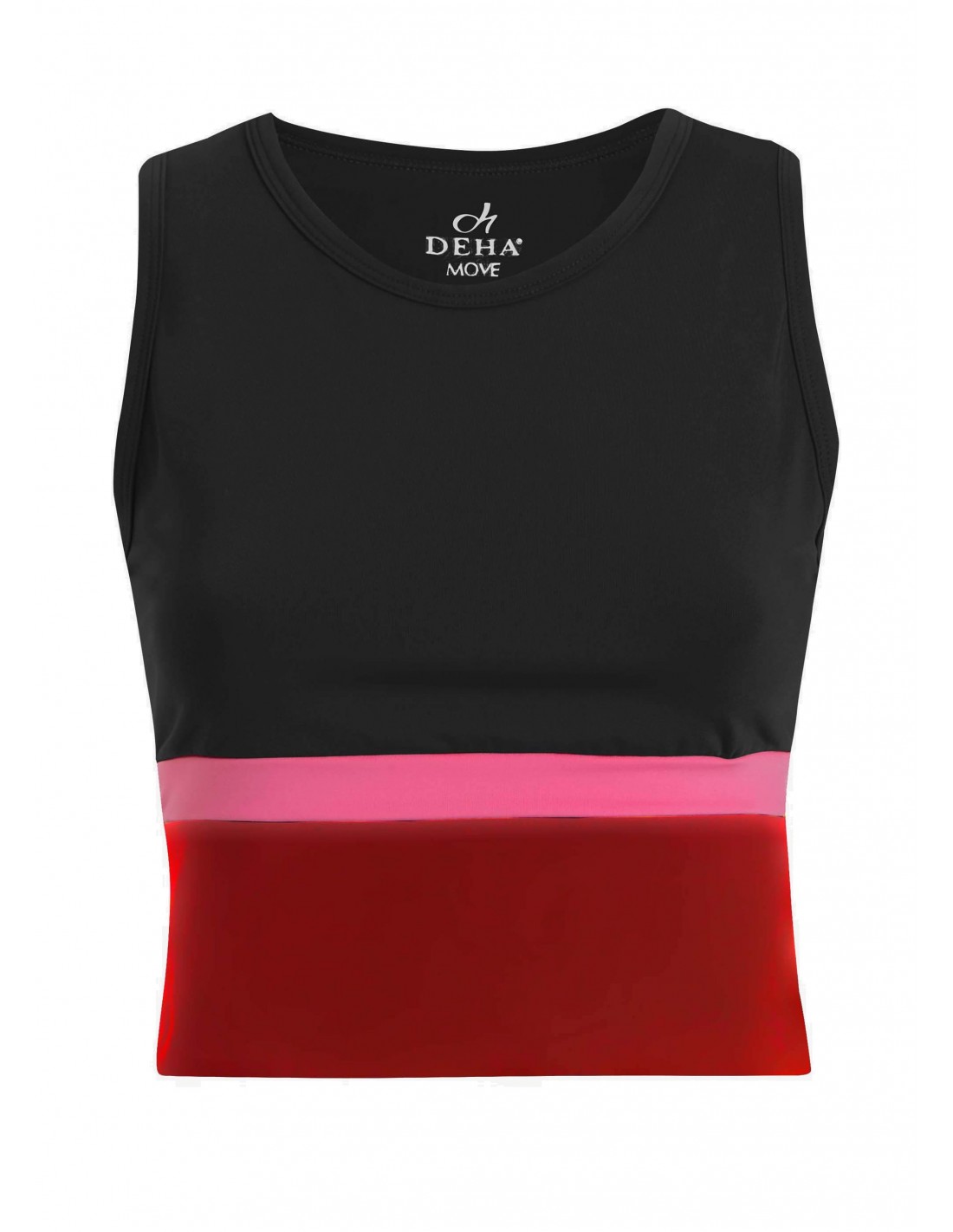 Deha Αμάνικη Γυναικεία Αθλητική Μπλούζα Μαύρη BV74770-10009