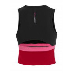 Deha Microfibre Colour Block Top B7477010009 Μαύρο