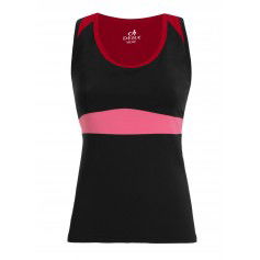 Deha Microfibre Colour Block Tank Top B7477310009 Μαύρο