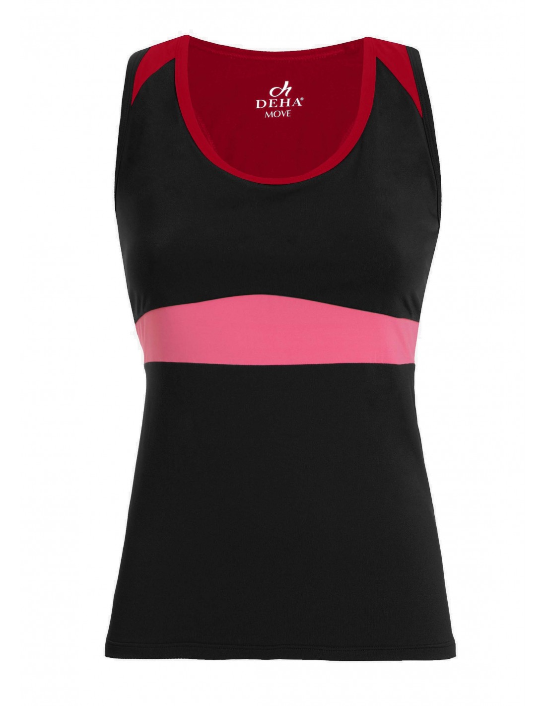 Deha Αμάνικη Γυναικεία Αθλητική Μπλούζα Μαύρη B74773-10009