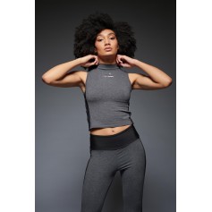 Deha Γυναικείο Μακρύ Κολάν Ψηλόμεσο Γκρι B74707-43802