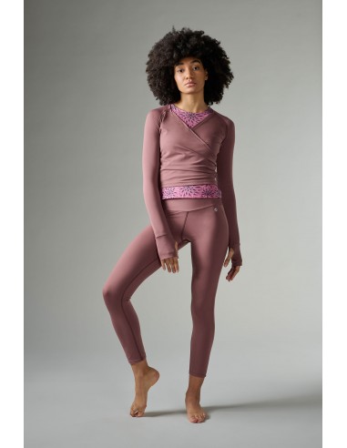 Deha Χειμερινή Γυναικεία Μπλούζα Μακρυμάνικη με V Λαιμόκοψη Καφέ B74432-65227