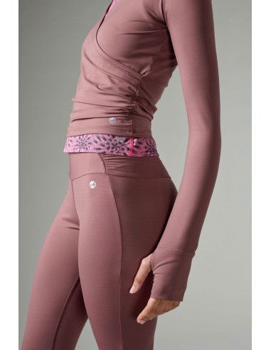 Deha Χειμερινή Γυναικεία Μπλούζα Μακρυμάνικη με V Λαιμόκοψη Καφέ B74432-65227