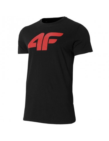 4F Ανδρικό T-shirt Μαύρο με Στάμπα H4Z22-TSM353-21S