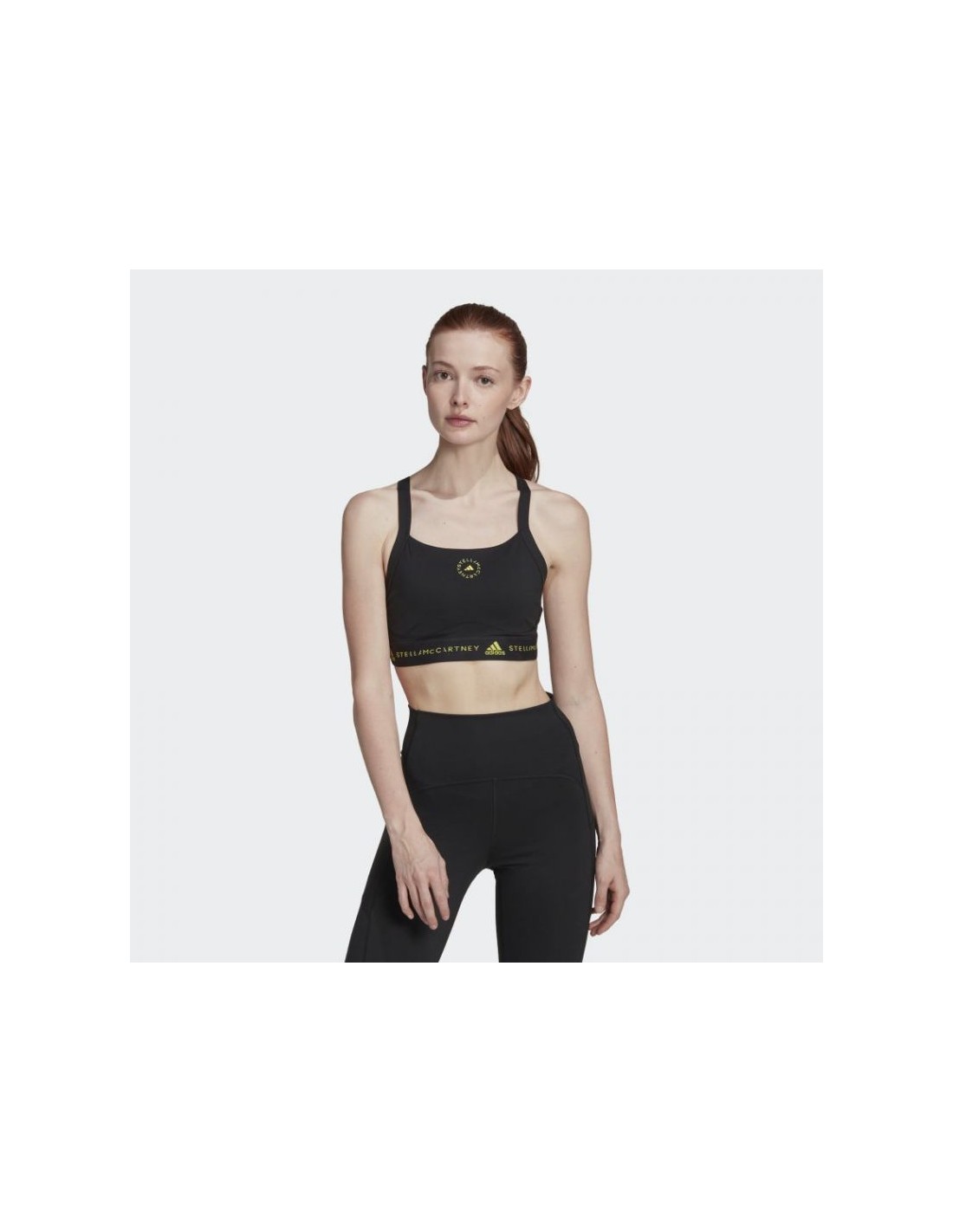 TruePurpose Medium Support sports bra in black - Adidas By Stella Mc  Cartney