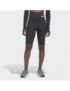 Adidas Studio Lounge Ribbed W Γυναικείο Κολάν-Σορτς Μαύρο HH8504