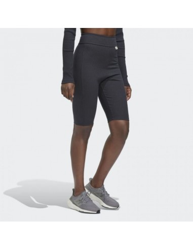 Adidas Studio Lounge Ribbed W Γυναικείο Κολάν-Σορτς Μαύρο HH8504