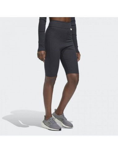 Adidas Studio Lounge Ribbed W Γυναικείο Κολάν-Σορτς Μαύρο HH8504