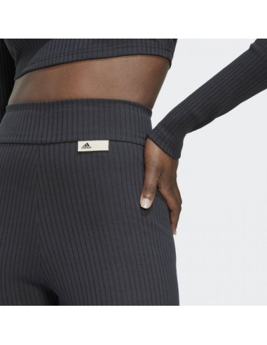 Adidas Studio Lounge Ribbed W Γυναικείο Κολάν-Σορτς Μαύρο HH8504