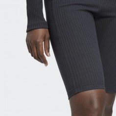 Adidas Studio Lounge Ribbed W Γυναικείο Κολάν-Σορτς Μαύρο HH8504