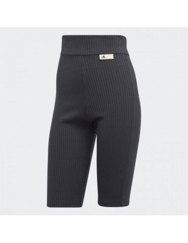 Adidas Studio Lounge Ribbed W Γυναικείο Κολάν-Σορτς Μαύρο HH8504