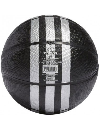 Adidas 3S Rubber Mini Μπάλα Μπάσκετ Outdoor HM4972