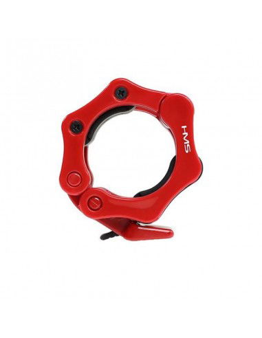 HMS ZG1000R Κολάρα Ασφαλείας για Αλτήρες / Μπάρες Σετ 2τμχ Ολυμπιακού Τύπου Φ50mm Κόκκινα