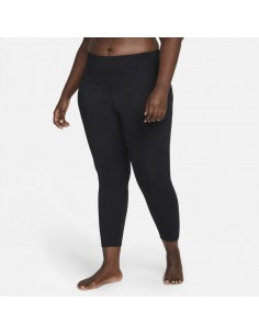 Nike Dri-Fit Yoga Γυναικείο Cropped Κολάν Ψηλόμεσο Μπλε DM7023-010