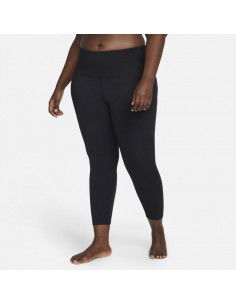 Nike Dri-Fit Yoga Γυναικείο Cropped Κολάν Ψηλόμεσο Μπλε DM7023-010