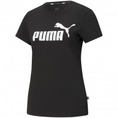 Puma Essential Γυναικείο Αθλητικό T-shirt Μαύρο 586774-01