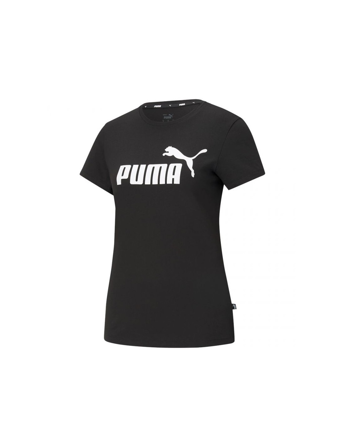 Puma Essential Γυναικείο Αθλητικό T-shirt Μαύρο 586774-01
