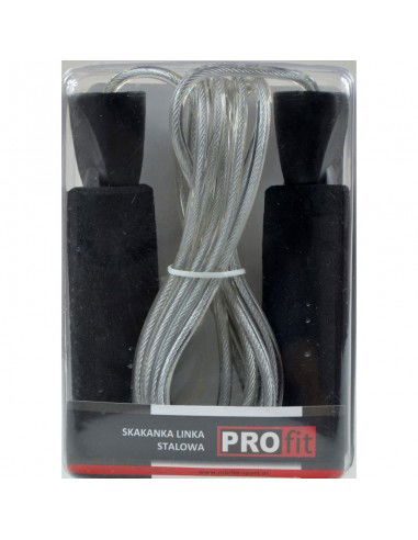 Skipping rope with a steel cable PROFIT SPEED DK 1024