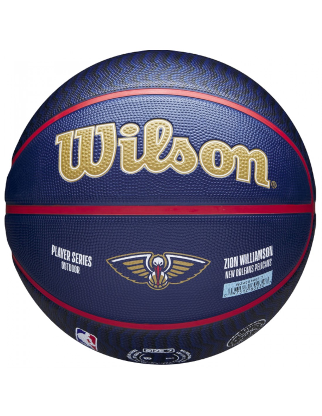 Wilson NBA Player Icon Zion Williamson Μπάλα Μπάσκετ Outdoor WZ4008601XB7